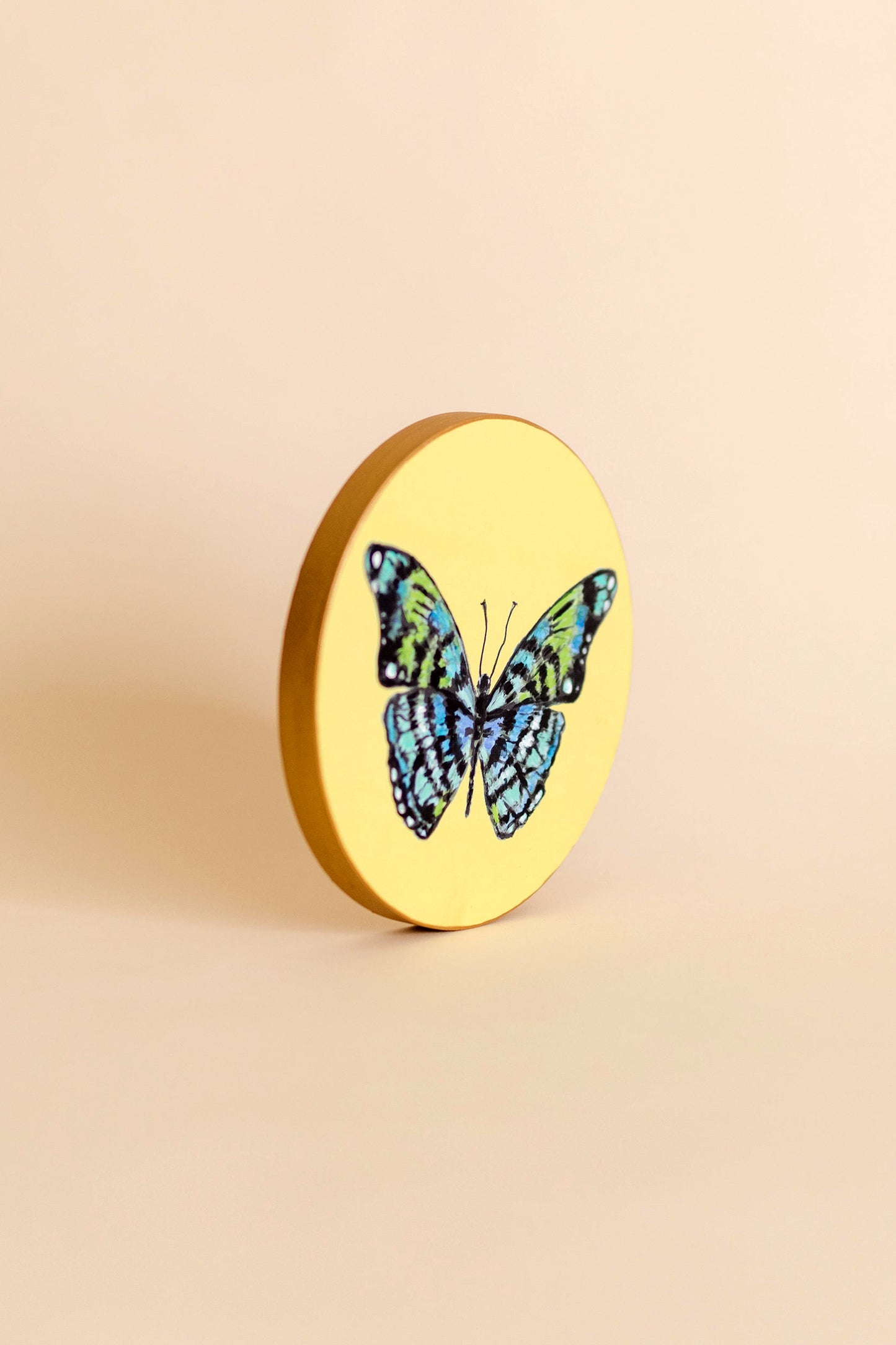 Blue Butterfly 8" Round