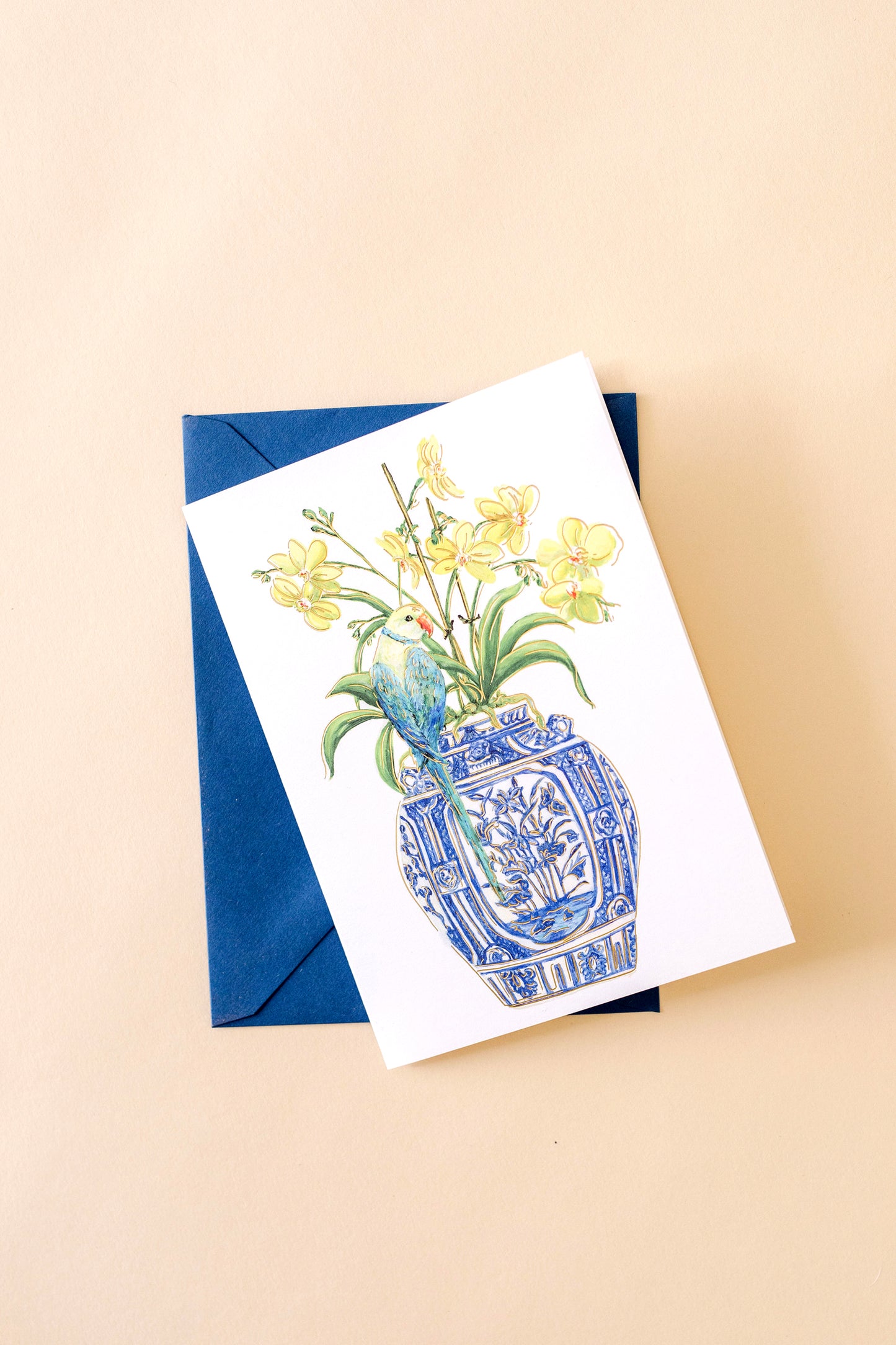 Orchid & Vase Card
