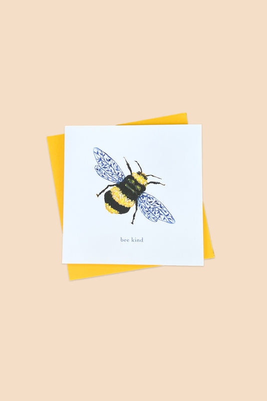 Porcelain Wing Bee Card