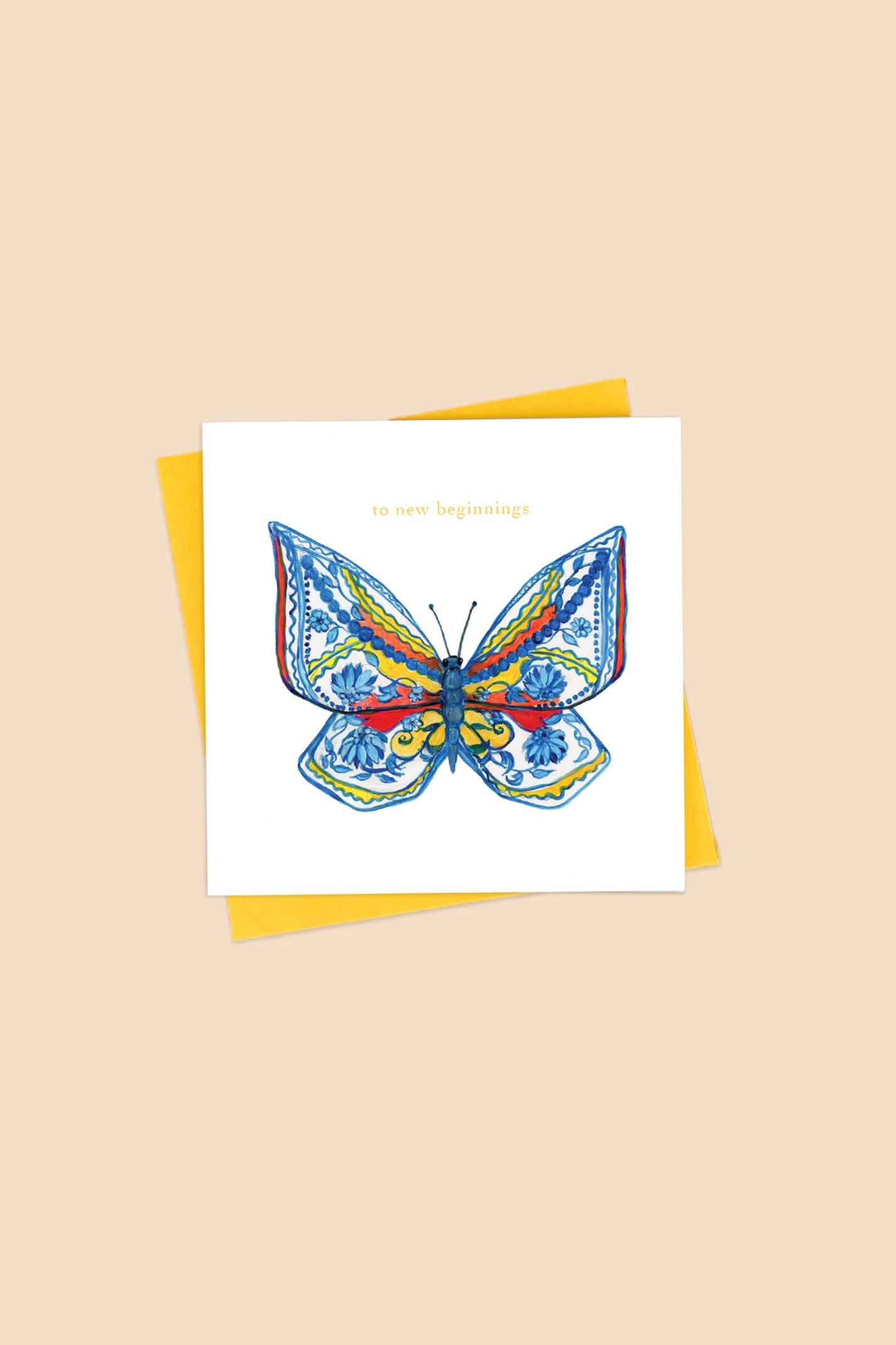 Porcelain Wing Butterfly Card