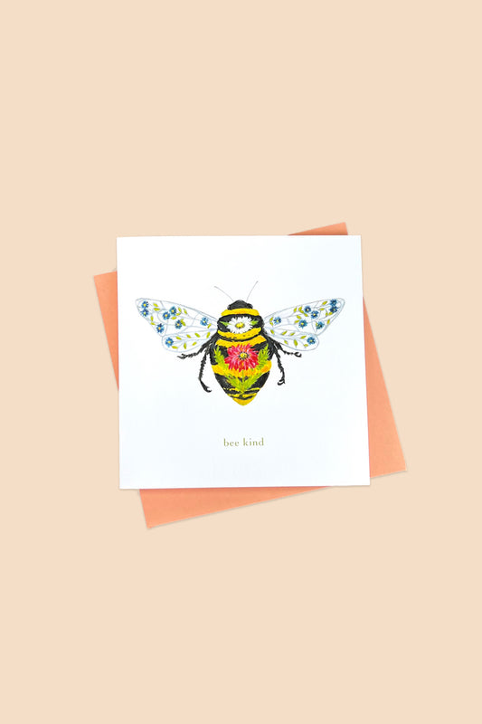 Floral Bee Card