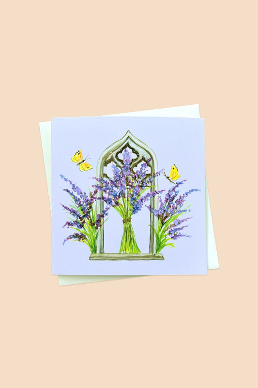 Gothic Lavender Card