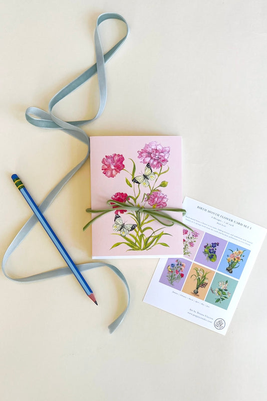 Flowers + Pollinators Card Set | Part 1