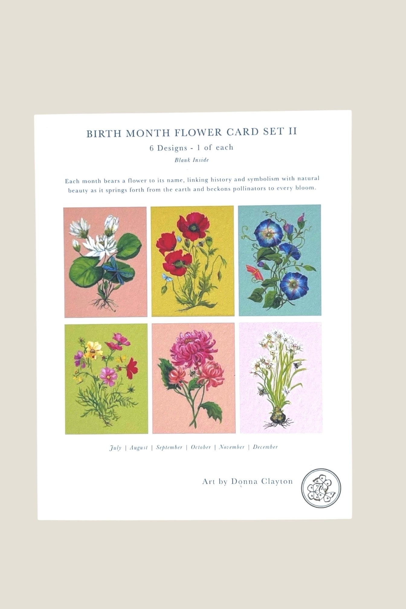 Flowers + Pollinators Card Set | Part 2