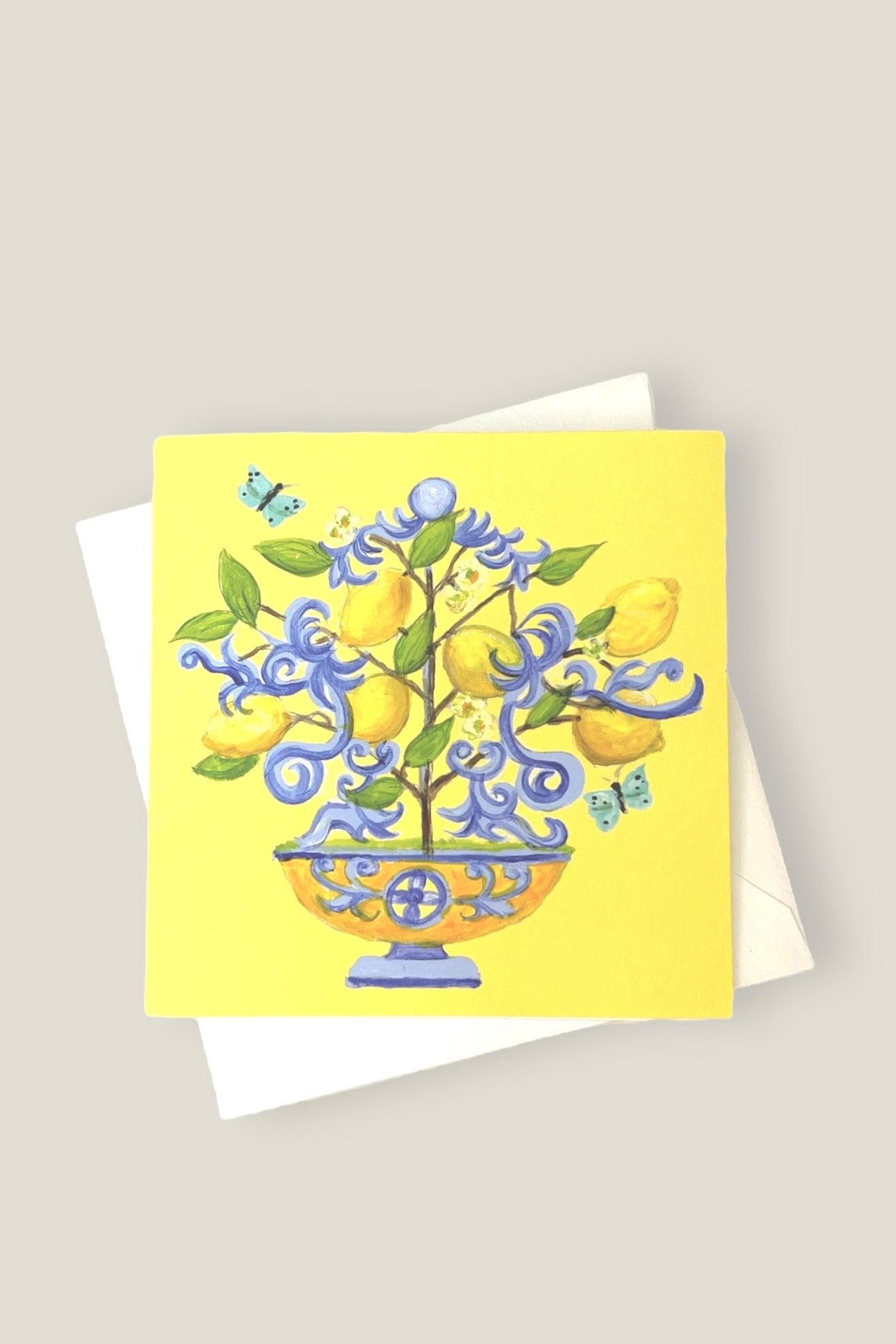 Baroque Lemon Card