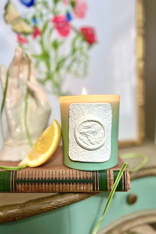 Baroque Lemon Intaglio Candle