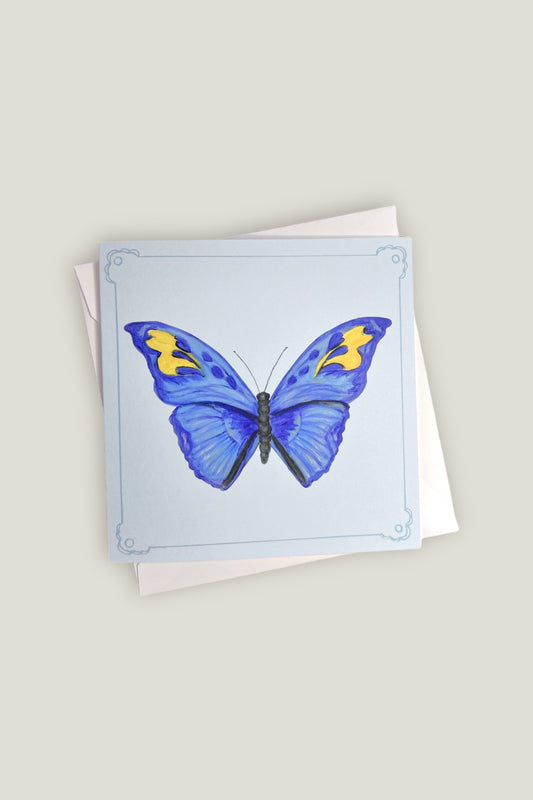 Blue Butterfly Card