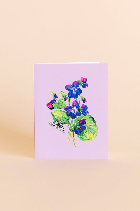 February | Violet Card