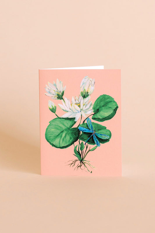 July | Water Lily Card